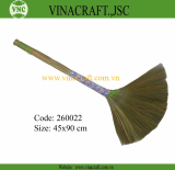 Natural grass broom for house cleaning